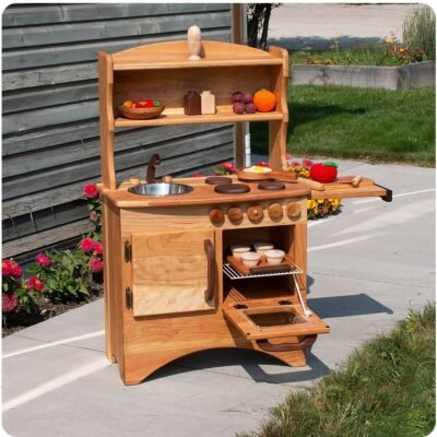 Cherry Wood Play Kitchen