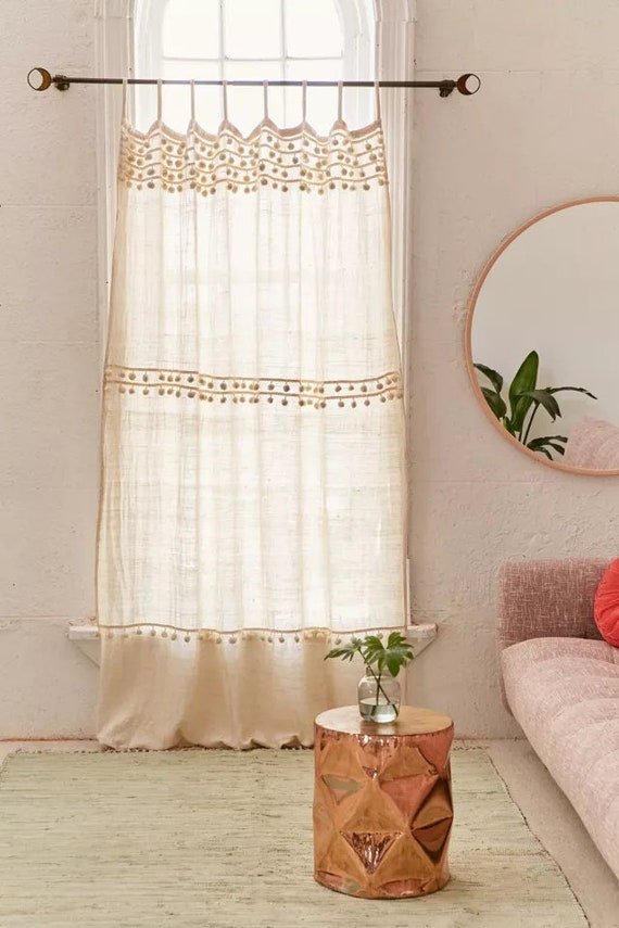 How to clean a Pom Pom Bohemian Curtain?